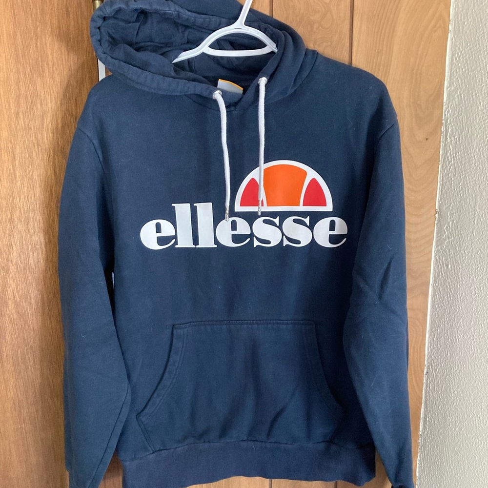 Ellesse Mens Size Medium Hoodie Navy